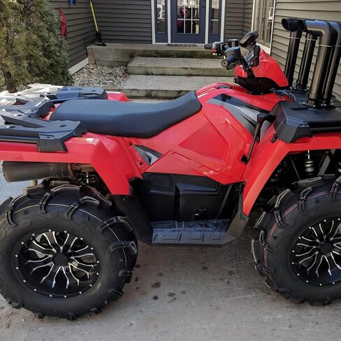تغطية مقعد LKV Sportsman متوافق مع Polaris Sportsman 450 570 2014-2024 ، استبدال غطاء المقعد الرياضي الجلدي ATV in Kuwait