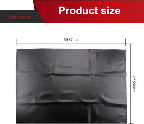 Motorcycle Seat Cover, DIY Seat Protector, Suitable for Motorcycle, Scooter or Electric Vehicle (Black, 39.37" x 27.56") in Saudi Arabia