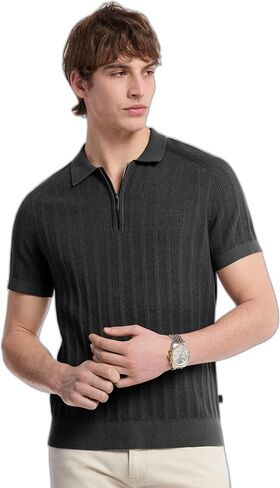 Michael Kors Men's Zip Placket Polo in Saudi Arabia