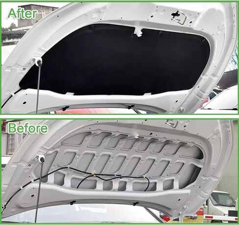 Car Hood Engine Insulation Pad for Toyota RAV4 2013 2014 2015 2016 2017 2018, Hood Insulation Pad, Sound Deadening Mat Replacement Accessories Heat Sound Cover in Saudi Arabia