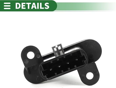 Motoforti HVAC Blower Motor Resistor, Heater Blower Resistor, for Chevrolet Equinox 2005, Metal Plastic, No.22664712, Black in Saudi Arabia