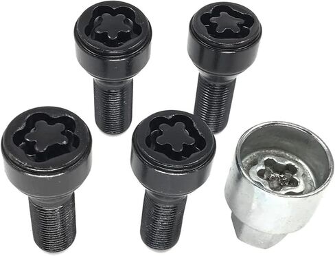 مجموعة من 5 PCS عجلات مسمار المسامير الأقفال 36136792851 متوافقة مع BMW 228I 328D 328I 335I 528I 535D 535I 650I X1 X2 X3 X4 in Kuwait