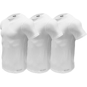 Spyder Crew Neck Lightweight Mens Undershirts/Ultra Soft Pro Cotton Stretch T-Shirt in Saudi Arabia