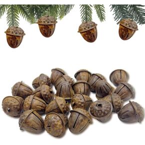 20pcs, Christmas Rusty Tin Bells Rustic Original Farmhouse Rustic Metal Bells Sleigh for Christmas Tree Decoration Holiday Daily Hanging Crafts and Decoration in Saudi Arabia