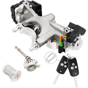 Ramata 72185-TR0-A01 Switch Switch Cylinder مع مفتاح (مع رقاقة فارغة) متوافق مع 2012 2013 2014 Honda Civic ، (رقاقة الإشعال: 46 ، التردد: 433Hz) in Kuwait