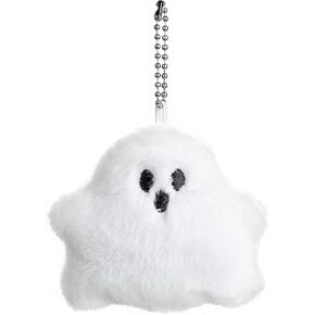 White Ghost Bag Charm, Cute Ghost Plush Keychain for Handbags Backpacks Purse Keychain Accessories in Saudi Arabia