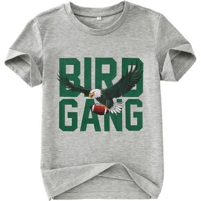 طيول لعبة Boy Boy Game Day Football Birds قمصان قصيرة بأكمام رياضية لفريق كرة القدم. in Saudi Arabia