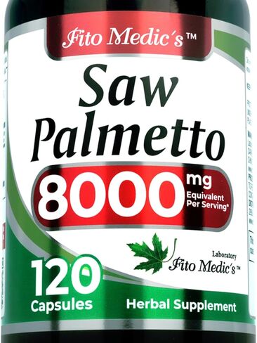 فيتو Medic's Saw Palmetto | رأى كبسولات بالميتو | 120 كبسولات | مستخلص مركّز | ملحق عشبي قابل للامتصاص للغاية in Saudi Arabia