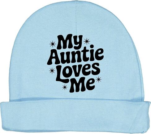 inktastic My Auntie Loves Me Niece Baby Beanie Hat in Saudi Arabia