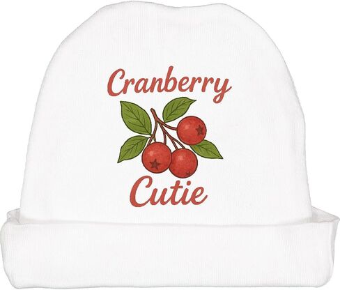 inktastic Christmas Cranberry Cutie لطيف تصميم الفاكهة قبعة قبعة صغيرة in Saudi Arabia