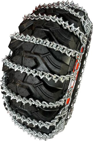 TireChain.com 440-80-24 TWO-LINK V-BAR Tractor Tire Chains set of 2 in Saudi Arabia