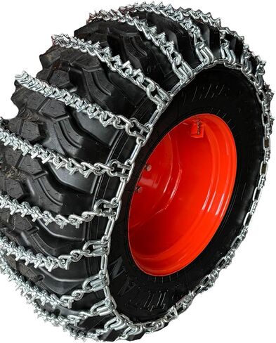 TireChain.com 440-80-24 TWO-LINK V-BAR Tractor Tire Chains set of 2 in Saudi Arabia