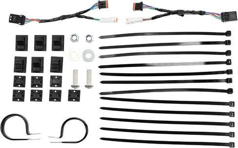 Green-L Lower Vented Fairing with 6.5" Speaker Pods and LED Turn Signals Light Kit Fit for Harley Touring Road King Street Glide Electra Glide Ultra 2014-2024 in Saudi Arabia