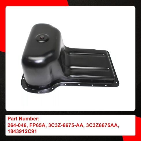 264-046 Lower Engine Oil Pan Compatible with Ford Excursion 2003-2005 6.0L Diesel F-250 F-350 F-450 F-550 Super Duty 2003-2010 6.0L 6.4L Diesel Replace 3C3Z6675AA in Saudi Arabia
