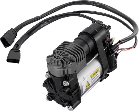 BDFHYK Air Suspension Compressor Kit Heavy Duty 12V Compatible with Porsche Panamera V6 3.0L 4.8L 3.6L 2010-2016 - Replacement 97035815107, 97035815108 OE Fit, Fast Inflation, Quiet Motor in Saudi Arabia
