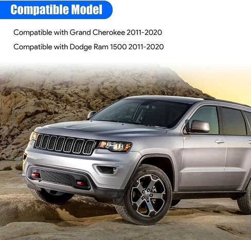 2 PCS تعليق المرفقات Air Strut Kits ملائمة لجيب Grand Cherokee 2011-2020 ل Dodge RAM 1500 2011-2020 استبدال # 68084809AA 68059905AD 68059905AC 68059905AB in Saudi Arabia