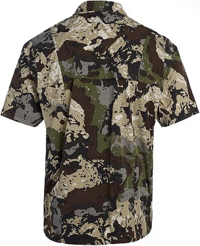 Pnuma Outdoors Shooter Shirt Short Sleeve, Stretch Polyester, Zippered Pockets, Odor Control in Saudi Arabia