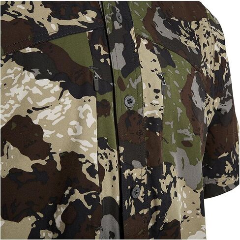 Pnuma Outdoors Shooter Shirt Short Sleeve, Stretch Polyester, Zippered Pockets, Odor Control in Saudi Arabia