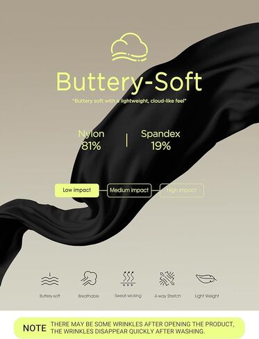 ODODOS Cloud Feeling Cross Waist Yoga Shorts for Women, 6" Crossover High Waist Lounge Biker Shorts in Kuwait