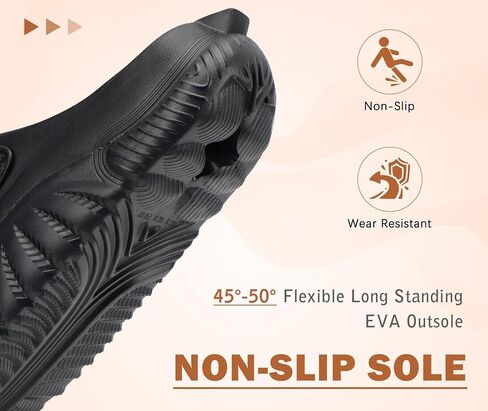 COFACE Mens Recovery Sandals Orthopedic Walking Slides for Men Adjustable Thick Cushioned Orthotic Man Plantar Fasciitis Comfort Casual Outdoor Size 7-15 in Saudi Arabia