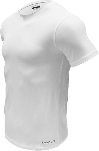 Spyder Crew Neck Lightweight Lundershirts/Thirtra Soft Pro Cotton Strend T-Shirt in Saudi Arabia