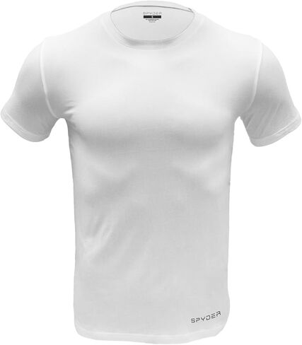 Spyder Crew Neck Lightweight Mens Undershirts/Ultra Soft Pro Cotton Stretch T-Shirt in Saudi Arabia