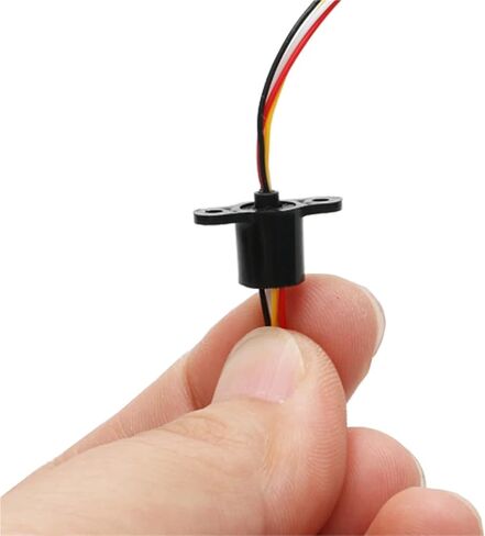 1PCS Micro Slip Ring 8.5mm 4/6/8/12 Channel 1A Rotate Electric Collecting Ring Slipring for PTZ Hand Gimbal RC and Rotor Devices(U type 8.5mm 4CH) in Saudi Arabia