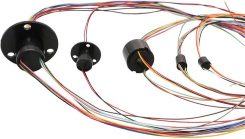 1pc 2/4/6/8/12/18/24/36 الأسلاك الأسلاك حلقة الانزلاق 1-2A Slipring 8.5/12.5/15.5/22mm موصلات التوصيل الدوارة الصغيرة (DIA 22mm 4ch 2a) in Saudi Arabia
