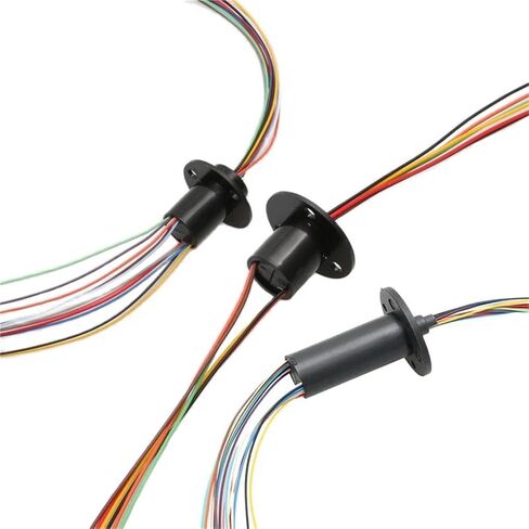1PCS 2/4/6/8/12/18/24 Channel Wires Micro Slip Ring 1.5A/2A Collector Rings Rotary Connector Joint Dia. 12.5mm 12.8mm Slipring(Dia12.5mm 8CH 1.5A U) in Saudi Arabia