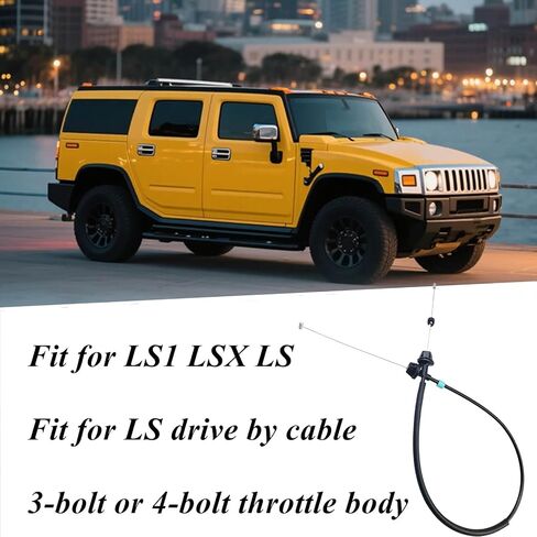 551859 Throttle Cable 38.8 "، متوافق مع محرك LS1 LSX LS بواسطة ارتباط مسرع الكابلات استبدال 551859 in Saudi Arabia