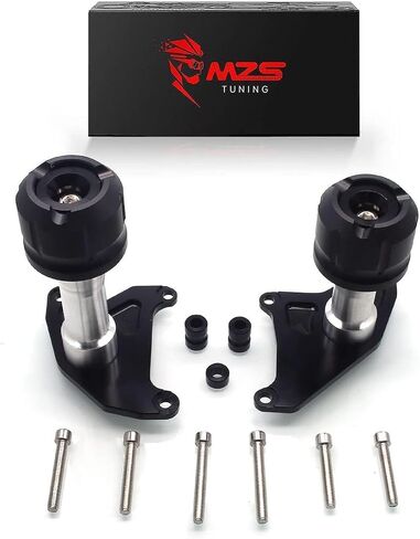 MZS Motorcycle Frame Sliders Compatible with GROM MSX125 2013-2020, Falling Crash Protector Engine Guards Accessories No Cut Kits Black in Saudi Arabia
