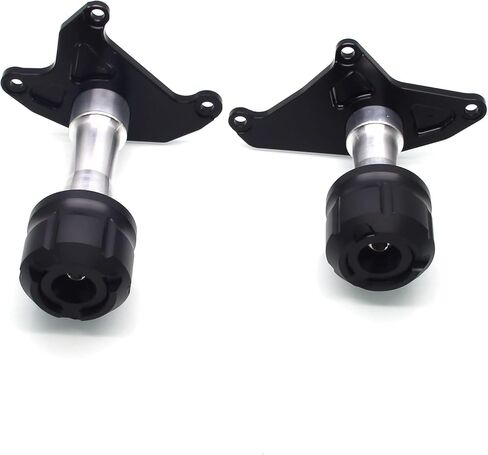 MZS Motorcycle Frame Sliders Compatible with GROM MSX125 2013-2020, Falling Crash Protector Engine Guards Accessories No Cut Kits Black in Saudi Arabia