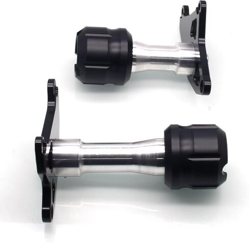 MZS Motorcycle Frame Sliders Compatible with GROM MSX125 2013-2020, Falling Crash Protector Engine Guards Accessories No Cut Kits Black in Saudi Arabia