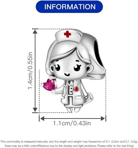 Infinity Love Heart Nurse 925 Sterling Silver Charms for Bracelets and Necklace Mother Daugther Dangle Pendants Bead Jewelry for Women Mom Family Tree in Kuwait