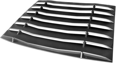 Ikon Motorsports ، Window Counver متوافق مع 2005-2014 Ford Mustang ، Painted Gloss Black Ikon style Sun Shown Cover ABS ، 2006 2007 2008 2010 2012 2013 2013 in Saudi Arabia