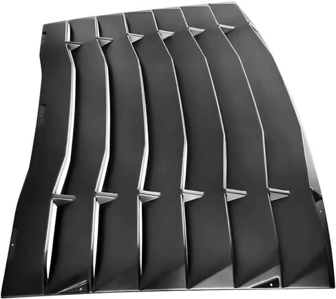 Ikon Motorsports ، Window Counver متوافق مع 2005-2014 Ford Mustang ، Painted Gloss Black Ikon style Sun Shown Cover ABS ، 2006 2007 2008 2010 2012 2013 2013 in Saudi Arabia
