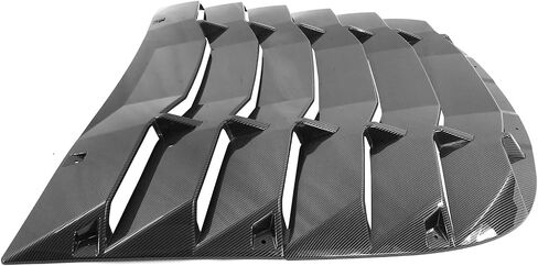 FREEMOTOR802® Rear Window Louver, Compatible with 2020-2024 Tesla Model Y, ABS Plastic Classic Style Rear Windshield Sun Shade Vent Cover 2PCS, Matte Black in Saudi Arabia