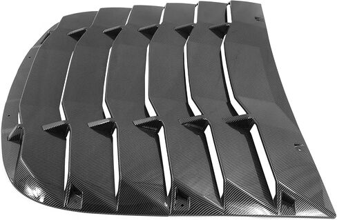 FREEMOTOR802® Rear Window Louver, Compatible with 2020-2024 Tesla Model Y, ABS Plastic Classic Style Rear Windshield Sun Shade Vent Cover 2PCS, Matte Black in Saudi Arabia