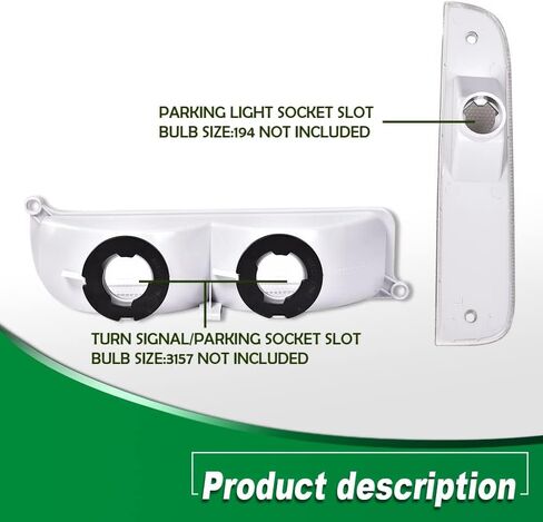 G-Plus Corner Lights & Cofper Lights Fit Jeep Cherokee XJ 1997 1998 1999 2000 2001،4 action in Kuwait