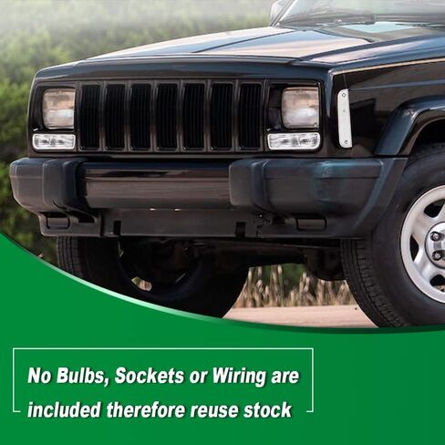 G-Plus Corner Lights & Cofper Lights Fit Jeep Cherokee XJ 1997 1998 1999 2000 2001،4 action in Kuwait