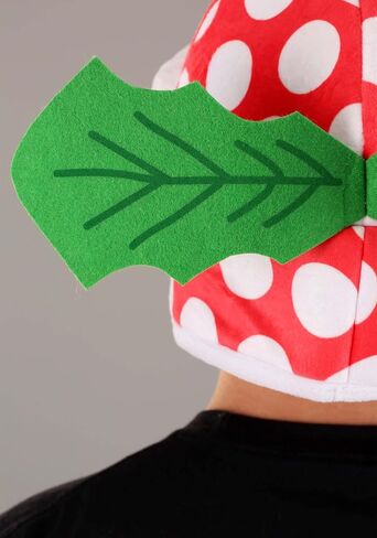 Jawesome Piranha Plant Costume Hat - Velour, Foam, and Felt with Adjustable Fit, Officially Licensed in Saudi Arabia