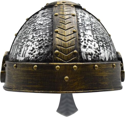 Nicky Bigs Novelties Nasal Nasan Norman Helm Norse Spangenhelm Helme German Garmiatiator Viking Helm Knight Helmet Spartan Helmet Medieval Renaactance Cosplay Cosplay in Saudi Arabia
