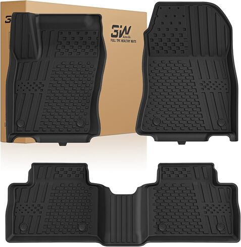 3W Bed Mat for Nissan Frontier 2025 2024 2023 2022 Truck Bed Mat 5 FT/59.5inchs, All Weather TPE Custom Fit Bed Liner for Frontier Crew Cab Pickup (Not Fit 6 FT/73.3inches)，Black in Kuwait