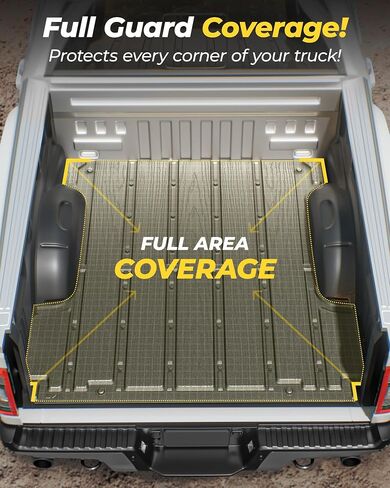 3W Bed Mat for Nissan Frontier 2025 2024 2023 2022 Truck Bed Mat 5 FT/59.5inchs, All Weather TPE Custom Fit Bed Liner for Frontier Crew Cab Pickup (Not Fit 6 FT/73.3inches)，Black in Kuwait