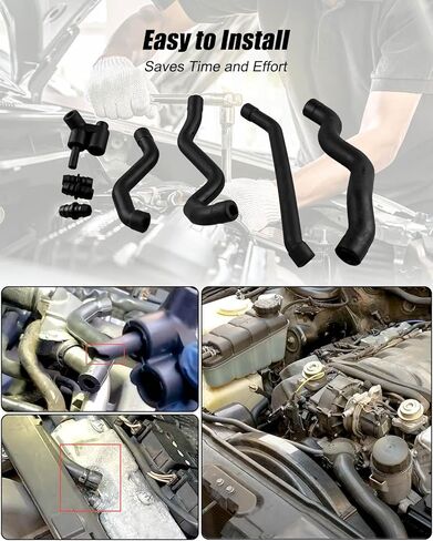 طقم استبدال أنبوب خرطوم أنبوب آثار الجوي من أجل مرسيدس-بنز 1998-2011 استبدال 112018029 1120180209 1120180382 1120180282 112018082 12261-31070 12261-0P020 in Kuwait