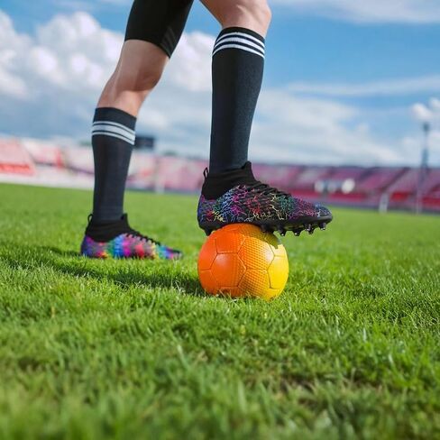 Unisex-Adult Soccer Cleats Youth High-top Training Football Cleats in Saudi Arabia