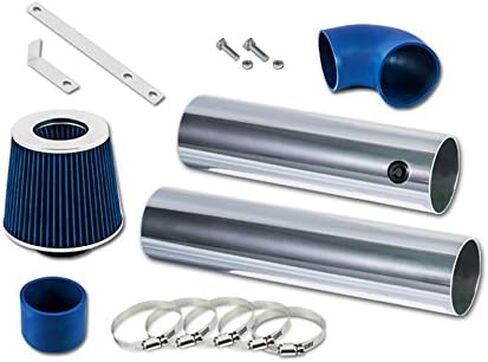 3 "JDM Red Air Countake Kit + مرشح متوافق مع 04-08 Acura TL 3.2L / 07-08 TL Type-S 3.5L / 05-08 RL 3.5L V6 in Kuwait