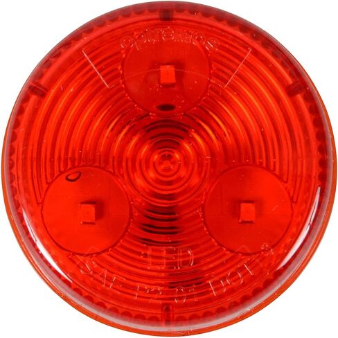 Optronics 4 Pack 2" Round Red 3 Diode LED Marker Lights P2 Rated MCL55RB in Saudi Arabia