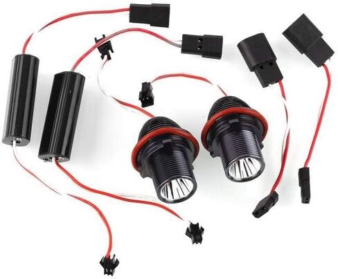iJDMTOY 15W High Power LED Angel Eye Bulbs Compatible with BMW 5 6 7 Series X3 X5 (E39 E60 E63 E65 E53), 7000K Xenon White Ring Marker Lights in Saudi Arabia