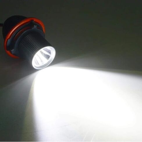 iJDMTOY 15W High Power LED Angel Eye Bulbs Compatible with BMW 5 6 7 Series X3 X5 (E39 E60 E63 E65 E53), 7000K Xenon White Ring Marker Lights in Saudi Arabia
